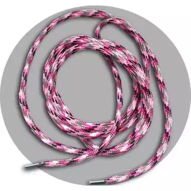 Lacets paracorde rose, gris, blanc&nbsp;&&nbsp;noir pour vos…