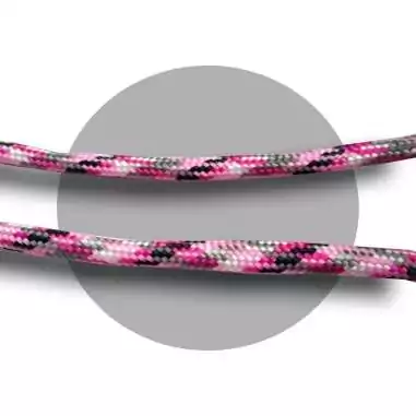 Lacets paracorde rose, gris, blanc&nbsp;&&nbsp;noir pour vos…