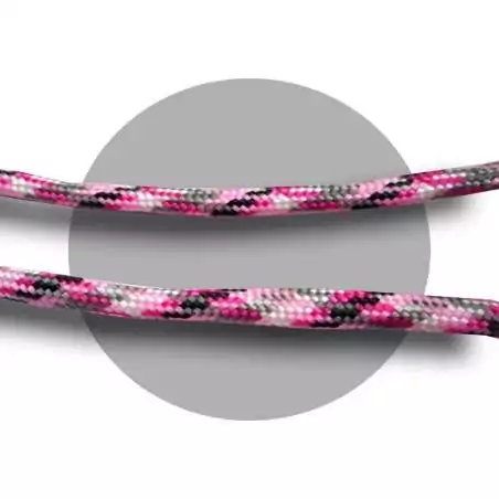 Lacets paracorde rose, gris, blanc&nbsp;&&nbsp;noir pour vos…
