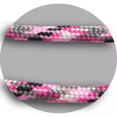 Lacets paracorde rose, gris, blanc&nbsp;&&nbsp;noir pour vos…