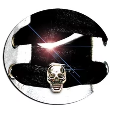 Envie de décorer vos chaussures ? Décorations mini crânes dorés 2