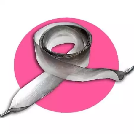 Lacets organdi dégradé de gris à noir. pour vos chaussures