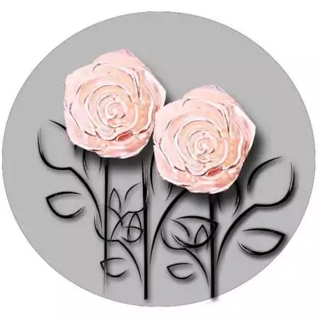 Envie de décorer vos chaussures ? Décorations Roses rose&nbsp;poudré