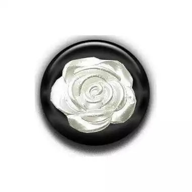 Décorations de lacets de chaussures fleur rose blanche.…