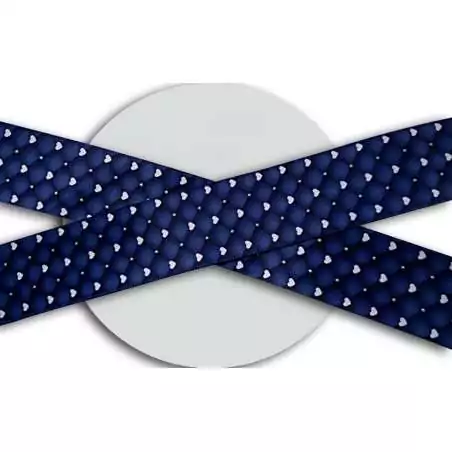 Lacets satin effet doudoune & coeurs : 2 coloris pour vos chaussures