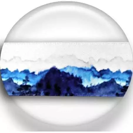 Lacets larges satin aquarelle Japon pour vos chaussures