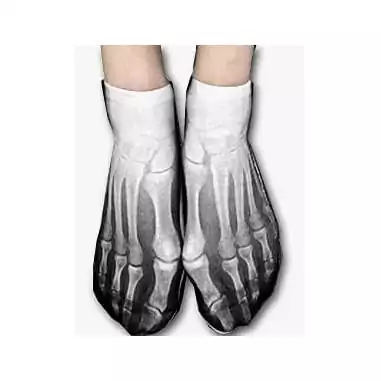 Socquettes décor squelette pour vos jolis pieds