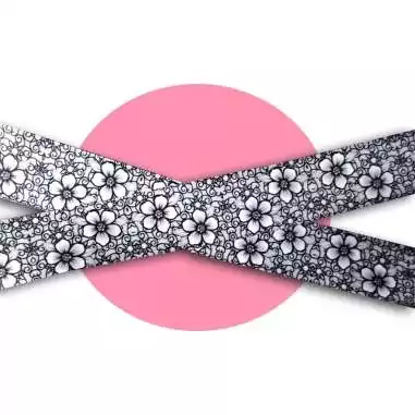 Lacets de chaussures larges satin dentelle…