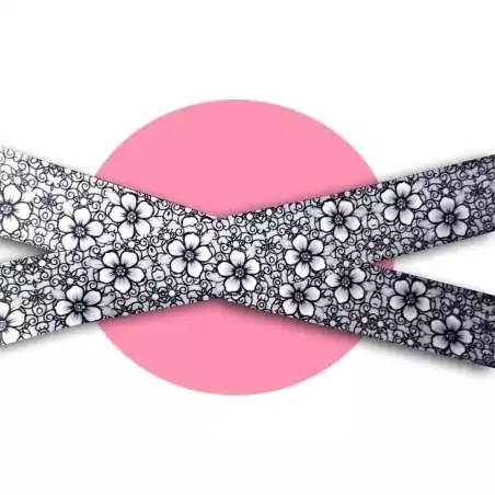 Lacets de chaussures larges satin dentelle…