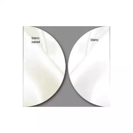 Lacets larges en satin blanc&nbsp;cassé pour vos chaussures