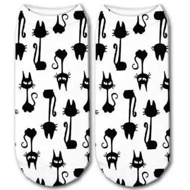 Socquettes chats noirs pour vos jolis pieds