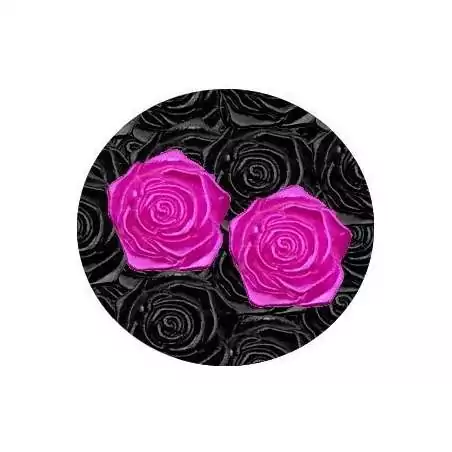 Décorations de lacets de chaussures fleur rose blanche.…