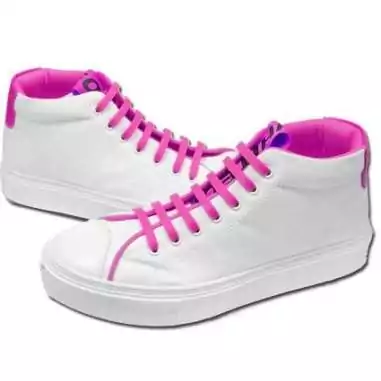 Lacet extensible silicone&nbsp;plat &&nbsp;coloré pour vos chaussures