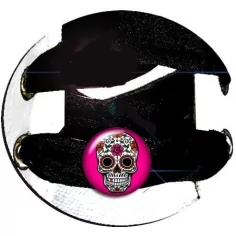 Envie de décorer vos chaussures ? Décorations roses Calavéra mexicains 2