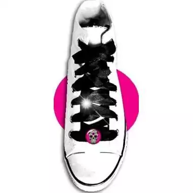 Envie de décorer vos chaussures ? Décorations roses Calavéra mexicains