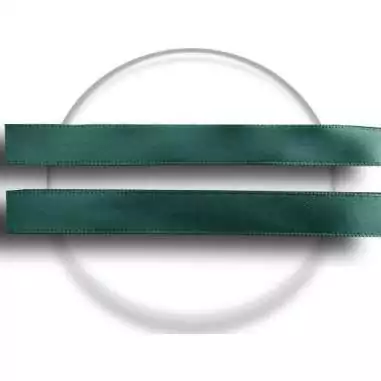 Lacets fins en satin vert&nbsp;anglais pour vos chaussures