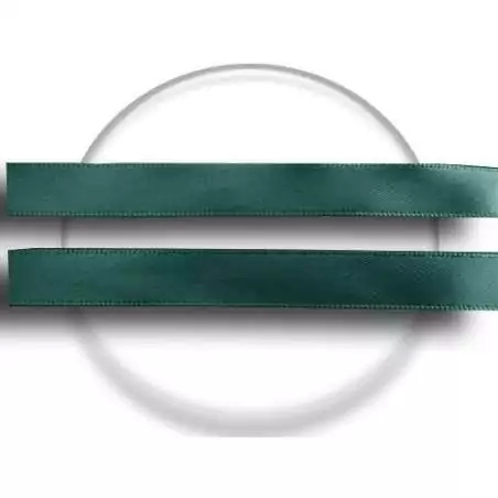 Lacets fins en satin vert&nbsp;anglais pour vos chaussures