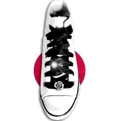 Envie de décorer vos chaussures ? Décorations Roses&nbsp;noires & blanches 2