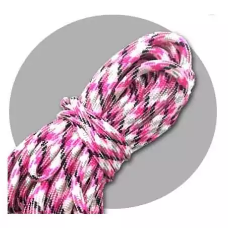Lacets paracorde rose, gris, blanc&nbsp;&&nbsp;noir pour vos…