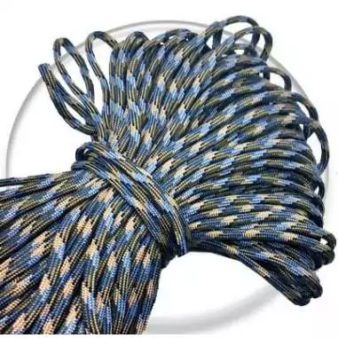 Lacets chaussures ronds camouflage noir bleu beige…