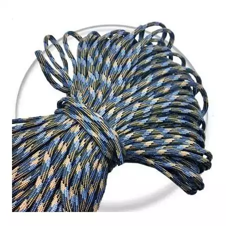 Lacets chaussures ronds camouflage noir bleu beige…