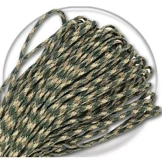  Lacets paracorde camouflage kaki beige pour vos chaussures