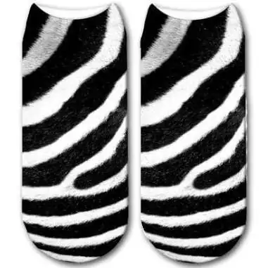 Socquettes fourrure de zèbre pour vos jolis pieds