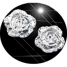 Envie de décorer vos chaussures ? Décorations fleurs&nbsp;argentées /dorées