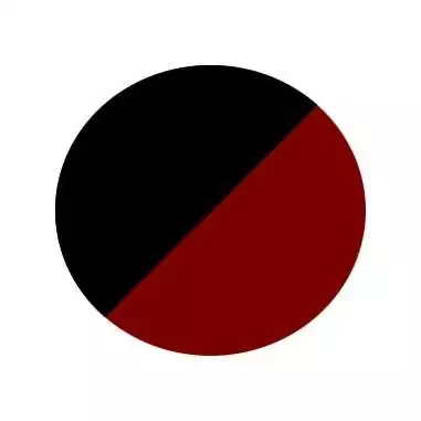 Lacets de chaussures noirs rouges, bicolores, ronds, en…