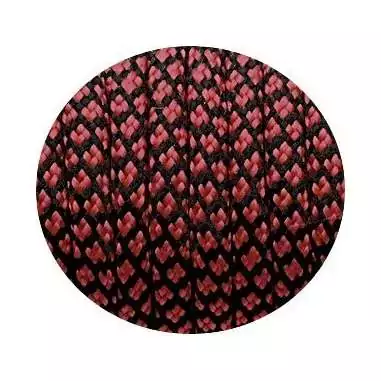 Lacets de chaussures noirs rouges, bicolores, ronds, en…