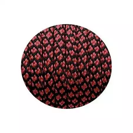 Lacets de chaussures noirs rouges, bicolores, ronds, en…