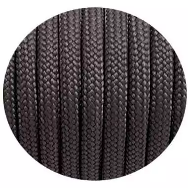 Lacets de chaussures gris acier foncé, ronds, en couleur…