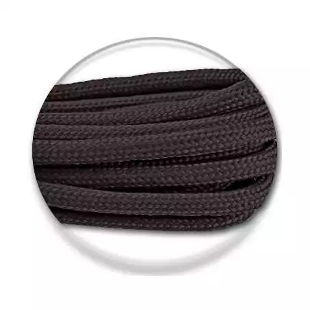 Lacets de chaussures gris acier foncé, ronds, en couleur…