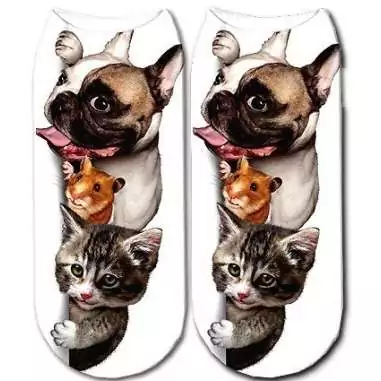 Socquettes&nbsp;animaux tout mimis pour vos jolis pieds