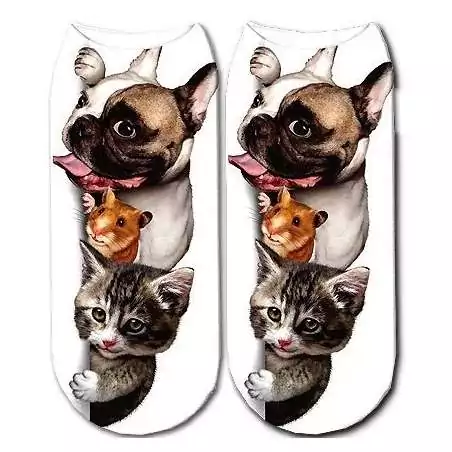 Socquettes&nbsp;animaux tout mimis pour vos jolis pieds