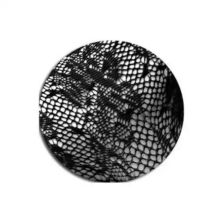 Chaussettes&nbsp;noires&nbsp;résille & dentelle pour vos jolis pieds