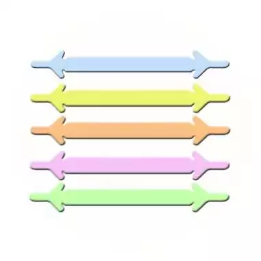 Lacets violets phosphorescents silicones élastiques et…