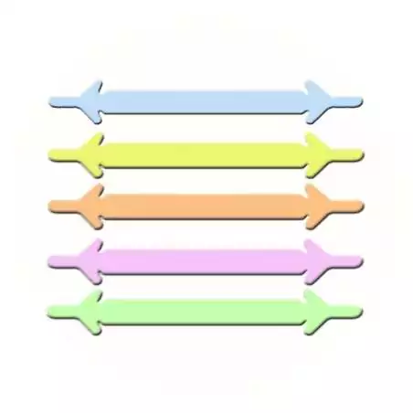 Lacets violets phosphorescents silicones élastiques et…