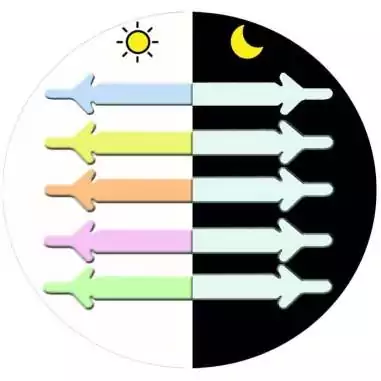 Lacets violets phosphorescents silicones élastiques et…