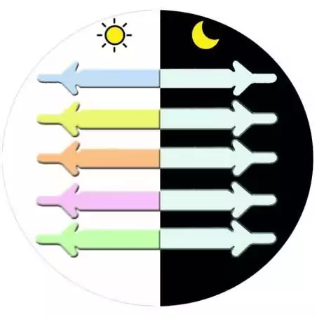 Lacets violets phosphorescents silicones élastiques et…