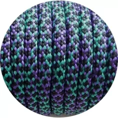 Lacets paracorde en violet & vert pour vos chaussures 2