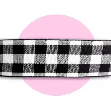 Lacets de chaussures larges en vichy à carreaux fantaisie…