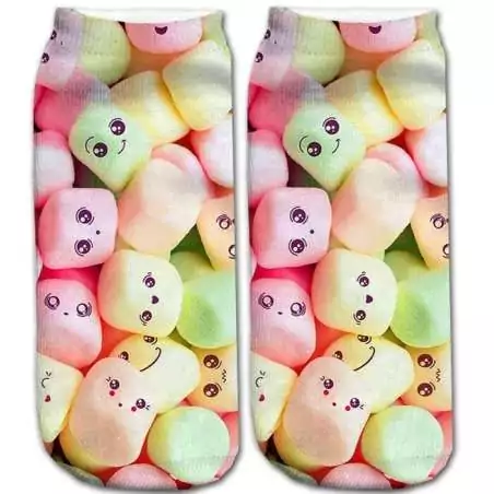 Socquettes kawaii mochis pour vos jolis pieds