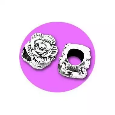 Décorations bijoux de lacets fleurs roses argent femmes en…