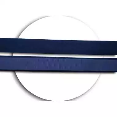 Lacets fins en velours ras&nbsp;marine pour vos chaussures