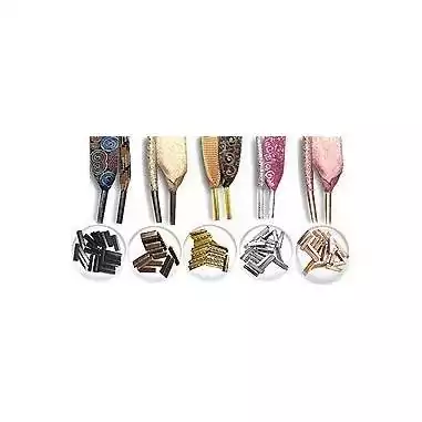 Lacets paracorde noirs paillettes multicolores pour vos…