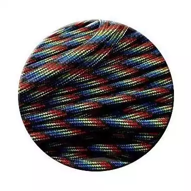 Lacets ronds noirs multicolores en vente en boutique de…