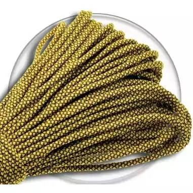 Lacets paracorde effet jaune moutarde pour vos chaussures