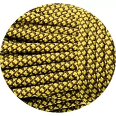 Lacets paracorde effet jaune moutarde pour vos chaussures 2