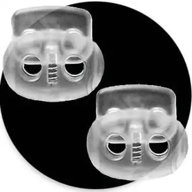 Bloqueurs stoppeurs plats transparents de lacets de…